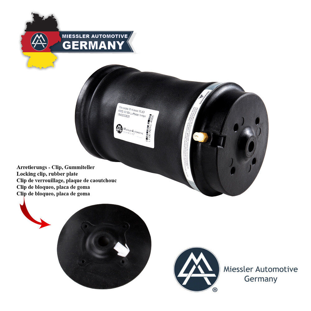 mercedes-164166-luftfeder-hinten Mercedes 164.166, φούσκα αερανάρτησης πίσω αριστερά ή δεξιά, LF0L-001C-4500 - Image 1